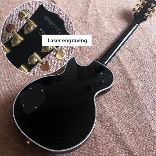 Guitar recording video appreciation custom mahogany black lpcustom electric guitar gold hardware