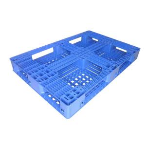 Fire Retardancy HDPE Plastic Pallet Blue 48 X 32 Odor Resistant