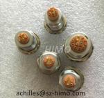 Good working B series dual lemo 6 pin headset adaptor straight plug fixed