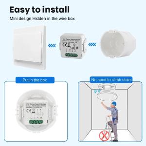Zigbee Tuya 1CH Smart Circuit Breaker Switch Compatible With Alexa & Google