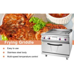 Gas Powered Restaurant Kitchen Cooking Equipment With Custom Gas Valve