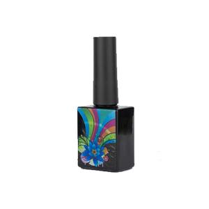 Cosmetic Chromatic Black Nail Polish Bottle Lightweight Beautiful Appearance