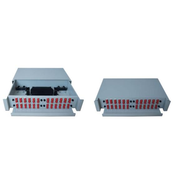 Customized Fiber Optic Cable Termination Patch Panel Cold Rolled Steel Easy Operation