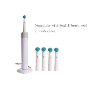 2 modes rechargeable vibration electric toothbrush, brush head compatablity with