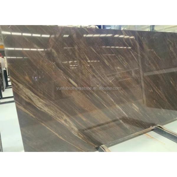 Modern Style Hotel Flooring Sheet Customized Golden Sand Quicksand Brown Granite Marble