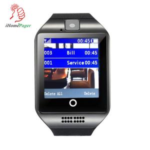 English/Spanish/German language customizable wireless watch receiver pager