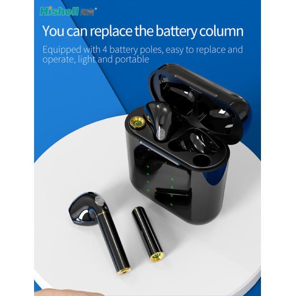 Black White TWS True Wireless Stereo Earbuds Waterproof 500mAh F68