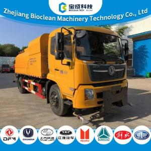 18TONS 18000L 9m3 Guardrail Cleaning Truck 2way Road Cleaning Vehicle
