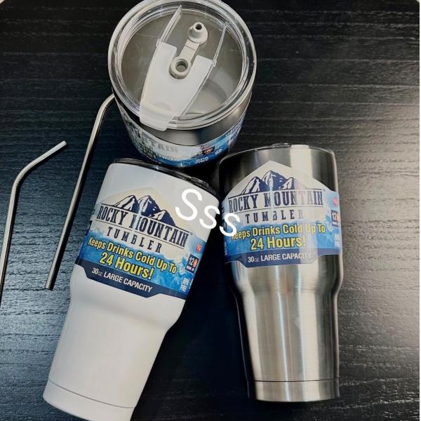 30oz Bulk With Lid And Straw Insulated Tumbler Coffee Cup Durable Double Wall Vacuum Travel Coffee Mug Thermal For Hot And Cold Drinks