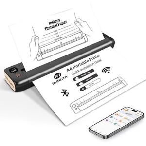 Quality F81 Portable Printer Wireless for Travel, Bluetooth WiFi Inkless Thermal Printers, Compatible with Android iOS Phone Mac Windows Laptop for sale