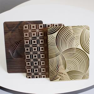 Sus304 Pvd Coated SS Sheet Mirror Etched Decorative Metal Sheets