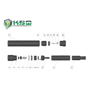 DTH80 DTH Drilling Tools , Tungsten carbide rock drill tools