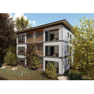 Luxurious Prefabricated Steel House Light Steel Frame Movable Apartment Custom