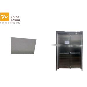 Galvanized Steel 1 Hour Fire Rated Door With Vision Panel/ Commercial Fire Rated