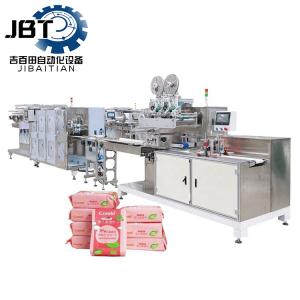 Quality Stainless Steel Automatic Folding Wet Wipe Making Machine For Biodegradable Wipes for sale