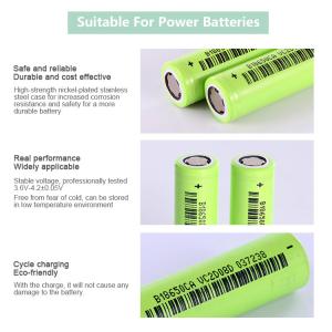 18650CA 18500 Rechargeable Li Ion Battery 2250mah 3.6v Customized