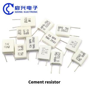 High Power Wirewound Resistor 5W 10W 20W 100W 47 50 100 ohm Ceramic Cement