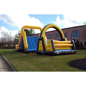 Inflatable Wipeout Course Backyard Army Blow Up Bounner Obstacle Course Rental