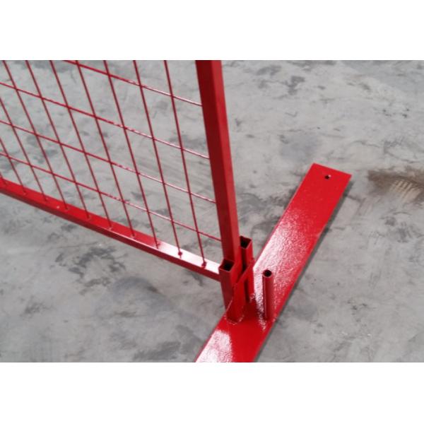 Heavy Duty 5mm 50x100mm Temporary Site Fencing Outdoor Construction With Top Clips