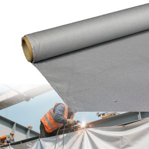 High-Temperature Vemiculite Coated Silica Fiberglass Welding Blanket with 1800C