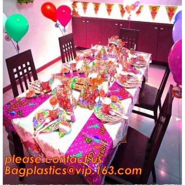 Polk Dot Plastic Tablecloth Tablecover Baby Shower Birthday Party Supply Decor