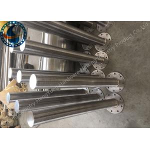 Vee-Shaped Cylinder Wire Wrapped Screen , Wedge Wire Screen Sulphuric Acid