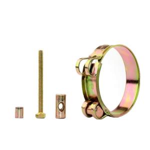Powerful Hose Clamp 52mm Alloy Steel Fasteners