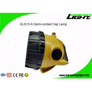 China 15000lux LED Cordless Mining Cap Lights 1.7W With Low Power Warning Function on sale