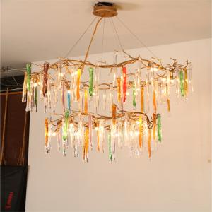 2 Year Warranty Metal Luxury Ceiling Lights For High End Chandelier In Living