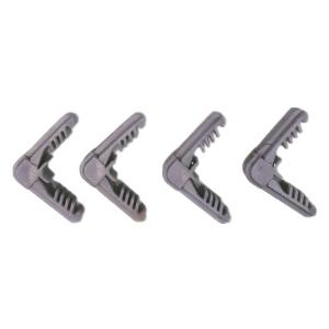 Durable Black Plastic Corner Connector For Insulated Glass Window Connector