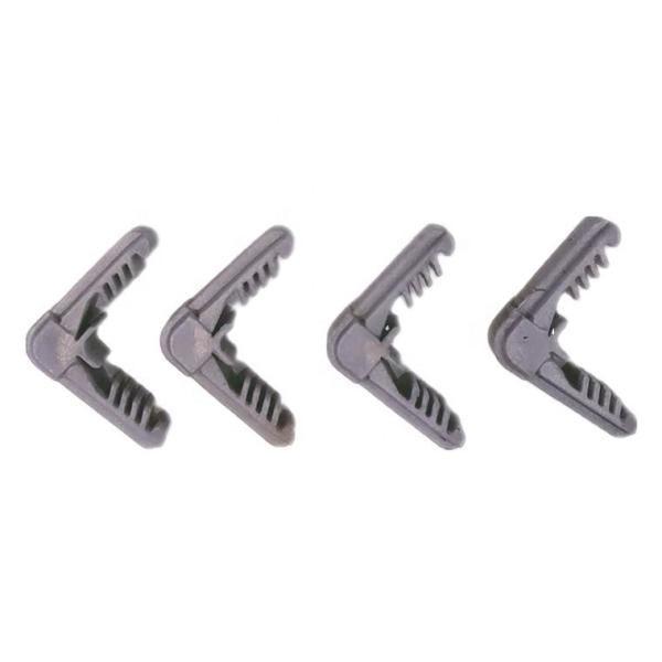Durable Black Plastic Corner Connector For Insulated Glass Window Connector