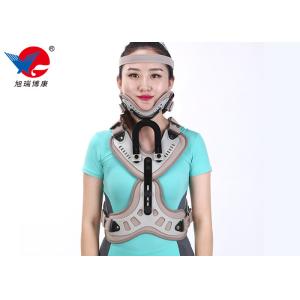China Adjustable Head Neck Chest Medical Orthosis With Aluminum Alloy And Plastic Plate on sale
