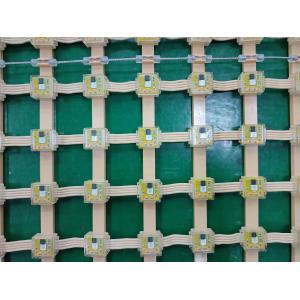 PVC Material Programmable LED Mesh Screen Building Lights IP67 Waterproof