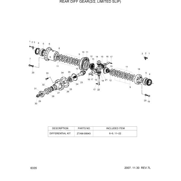 HL730-7 Excavator Swing Bearing ZTAM-00137 ZTAM-00168 ZTAM-00176 ZTAM-00169