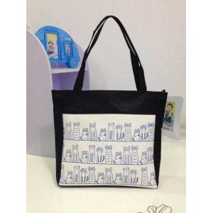 canvas shopping bag/ custom printed recycled shopping bag