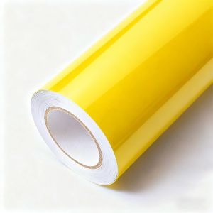 Waterproof Gloss Yellow Wrap OEM / ODM Lemon Yellow Wrap HYC1108