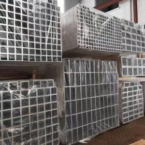 Rectangular Square Aluminum Alloy Tubes Profile Large Diameter Custom Tolerance