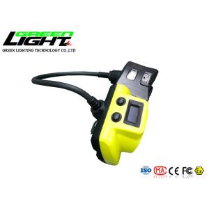 OLED Screen 6.8Ah Battery 18000lux 2.3W LED Mining Cap Lamp