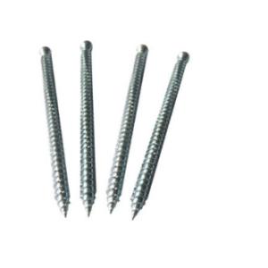 China Sturdy Flat Head Concrete Screws , Roofing Fasteners Screws Plain Surface on sale