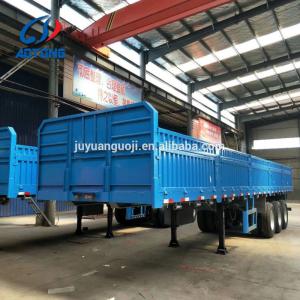 Detachable Side Wall Semi Trailer 40-80Tons Capacity FUWA/BPW Axles Truck