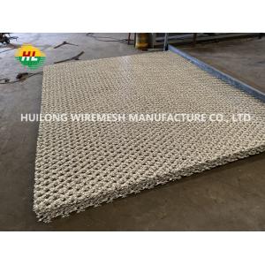 Diamond Profile Concertina Razor Wire Fence 75x150mm Welded Customization