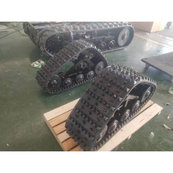 600kg Load Bearing 255mm Wide Rubber Track System For Tractor