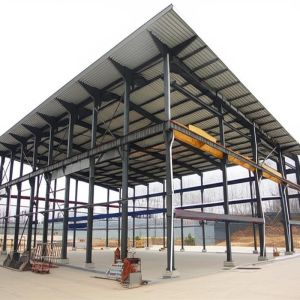 Durable and Long-Lasting Steel Structure Warehouse with PVDF/PTFE Coated Metal