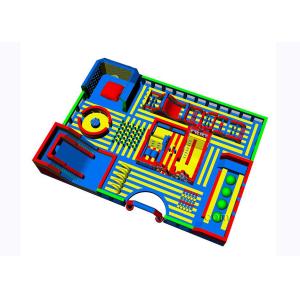 Giant Avengers Theme Inflatable Theme Park Fire - Retardant UV Protected