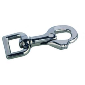 Zinc diecast round eye swivel thumbnail snap hook