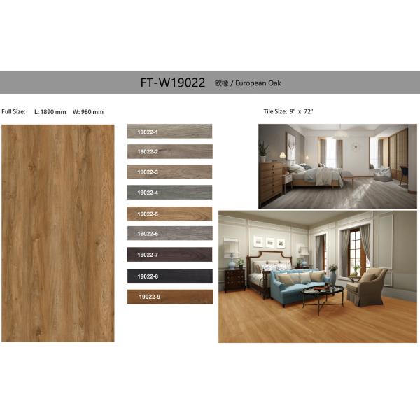 Eco Friendly Herringbone SPC Click Waterproof Fireproof European Oak Grain GKBM FT-W19022-5