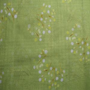 55% Ramie 45% Cotton Blended Gauze Navy Blue T Shirt Cotton Fabric Pattern Super