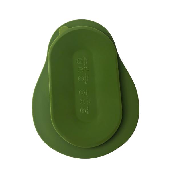 Customized Shape Food Grade Silicone Divided Plates For Babies