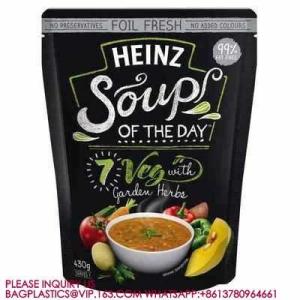 High Temperature Retort Bag, Retort Pouch Food Packaging, Stand Up Pouch