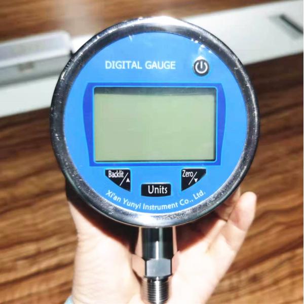Buy Low Power Liquid Digital Pressure Gauge With Rechargeable Battery at wholesale prices